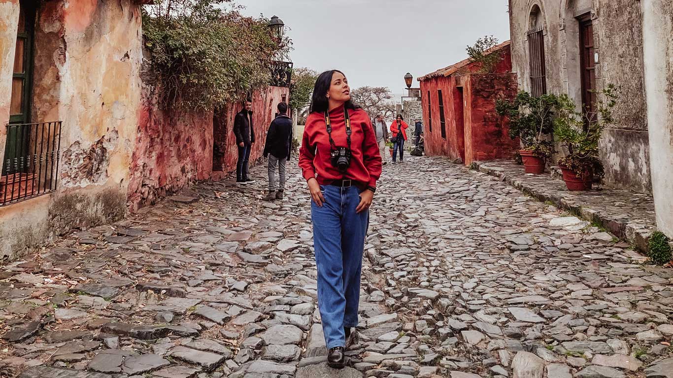 Centro histórico Colonia del Sacramento no Uruguai