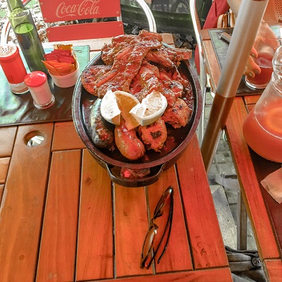 Comida em Colônia del Sacramento