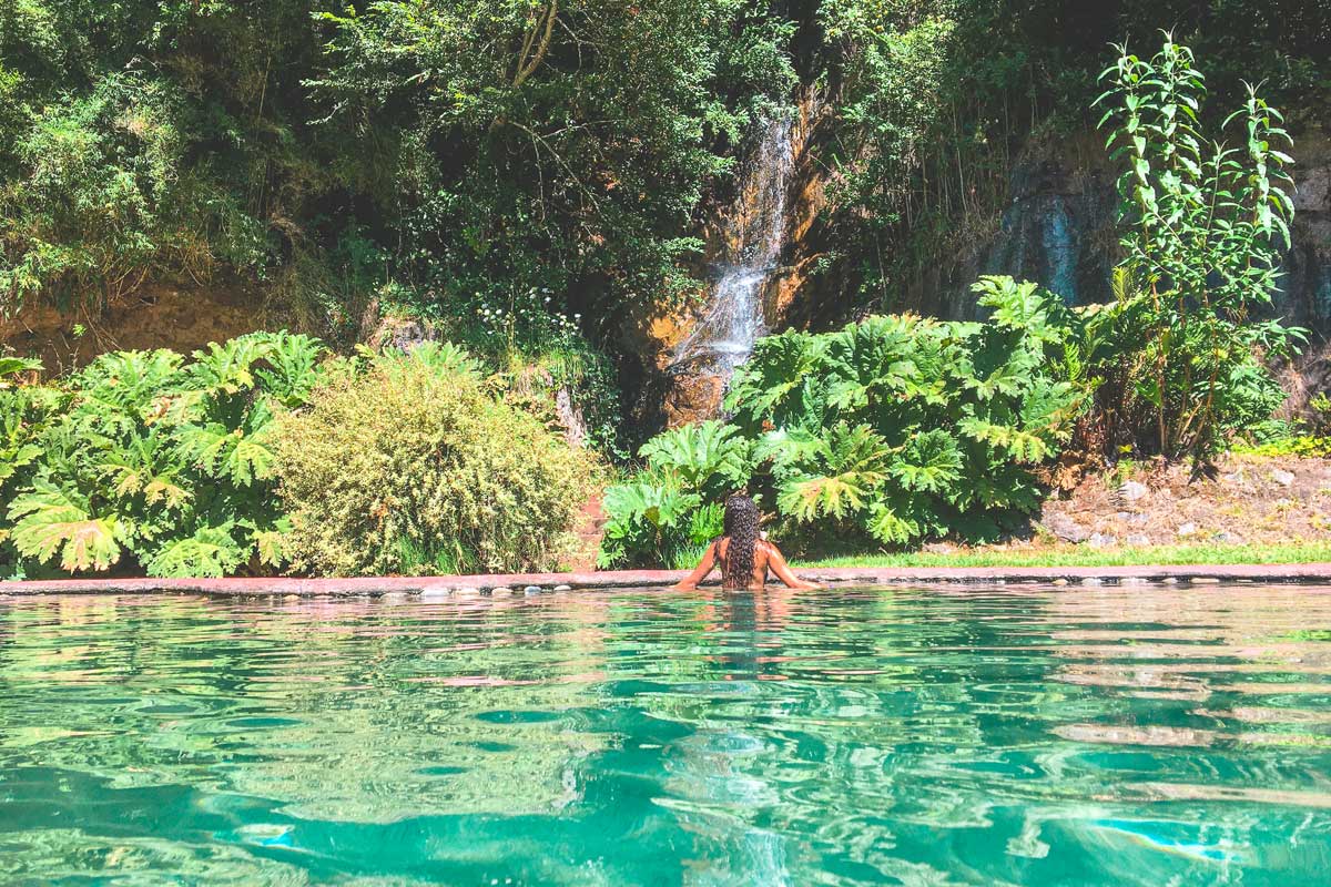 Parque Termal Menetúe em Pucón no Chile