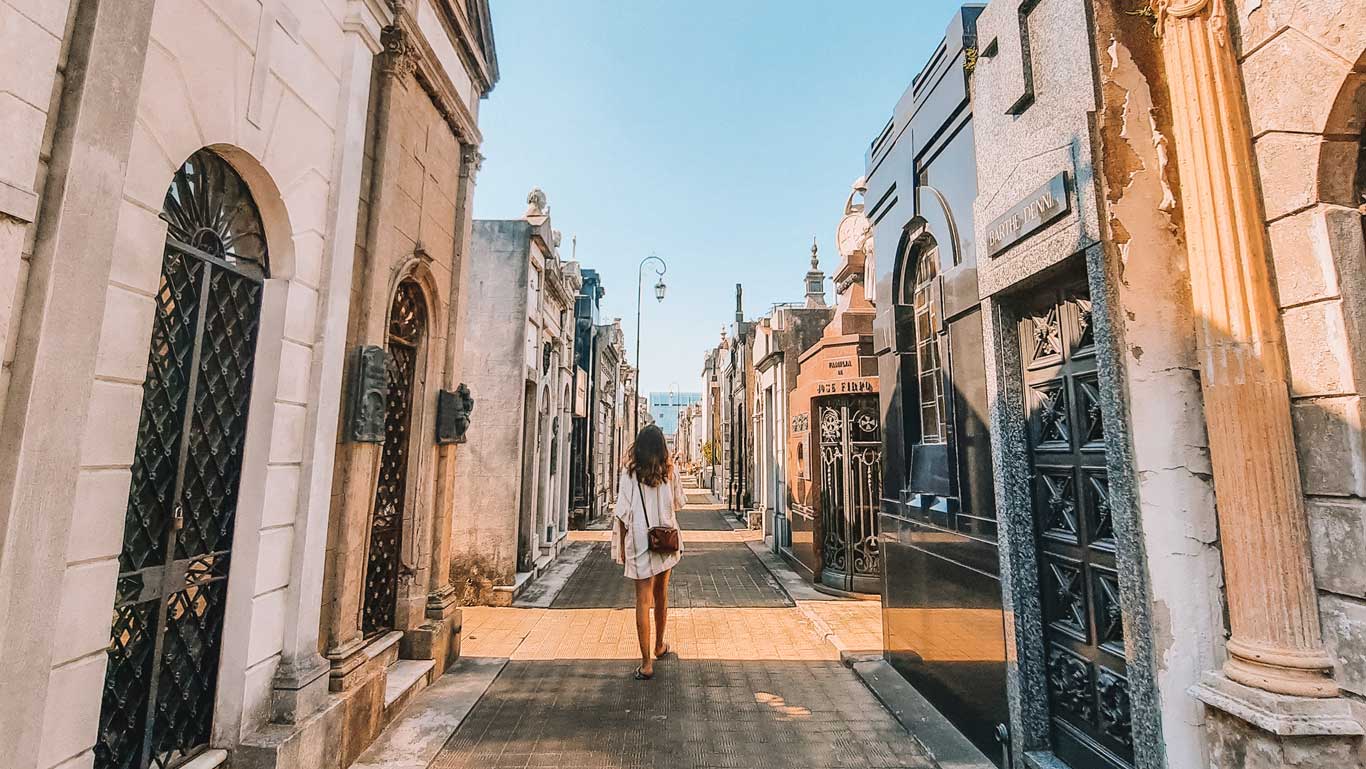 Cemitério da Recoleta em Buenos Aires