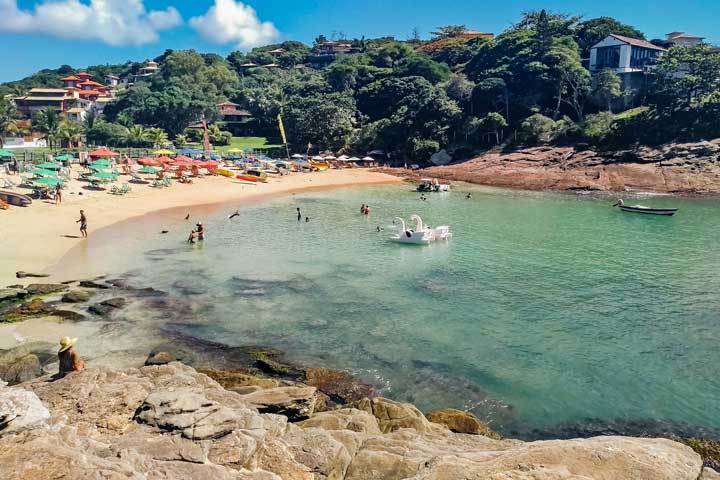 Praia da Ferradurinha - Vista para praia