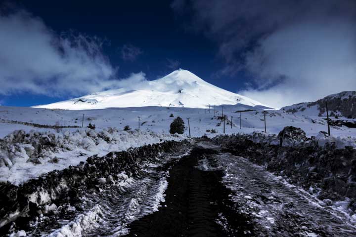 Subida no vulcão VIllarrica