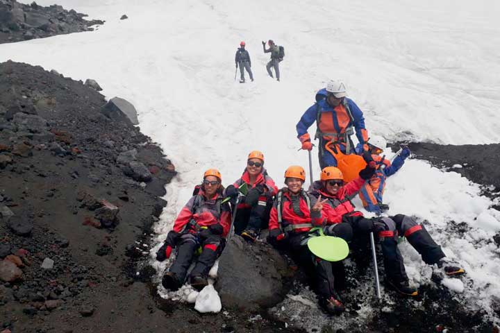 Descida do Vulcão Villarrica