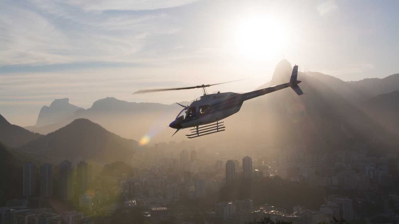 Passeio de helicóptero pelo Rio de Janeiro