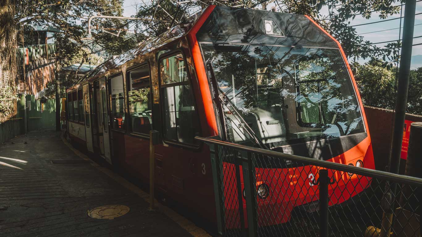 Trem do Corcovado no Rio de Janeiro