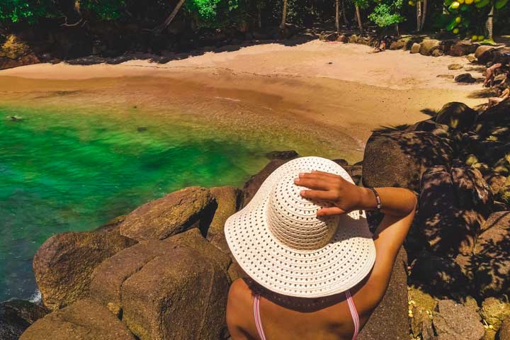 Praia do Português em Ubatuba