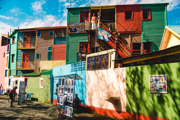 Caminito Em La Boca Buenos Aires Elas Viajando