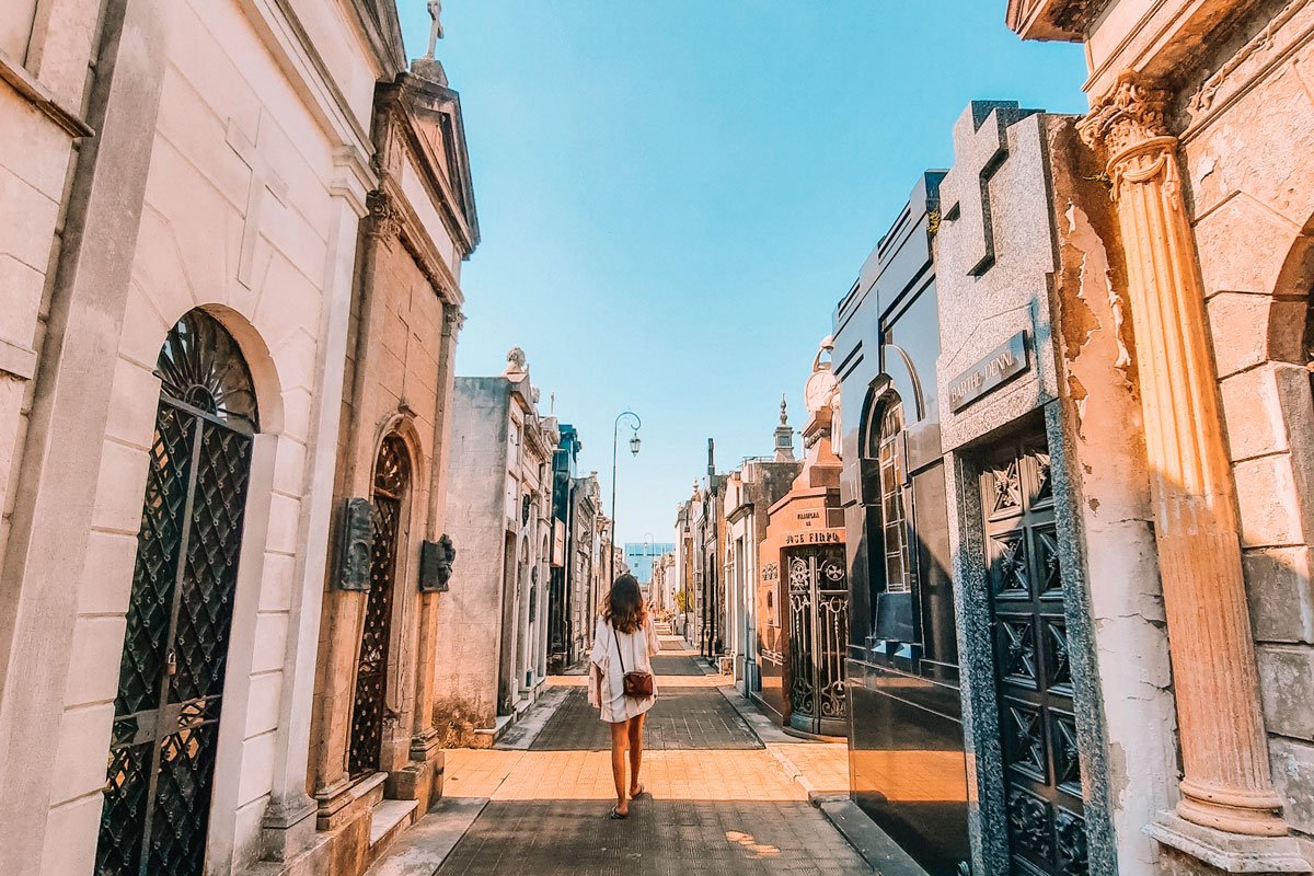 Cemitério da Recoleta em Buenos Aires