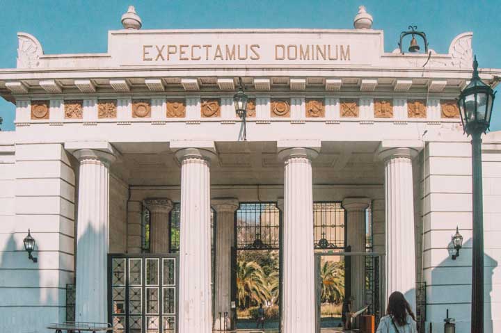 Cemitério da Recoleta em Buenos Aires