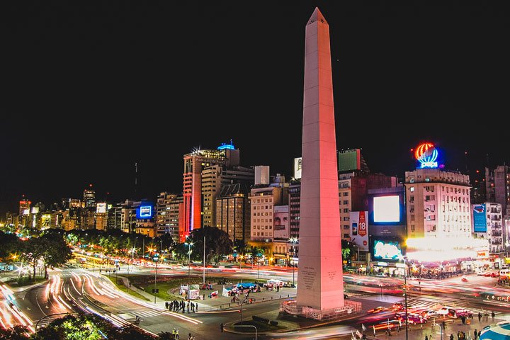 Obelisco de Buenos Aires ( Argentina ) - Elas Viajando