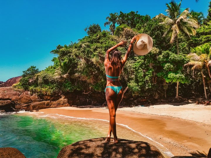 Praia do Português em Ubatuba