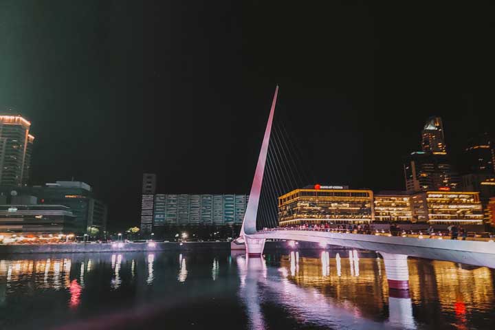 Puente de La Mujer em Buenos Aires