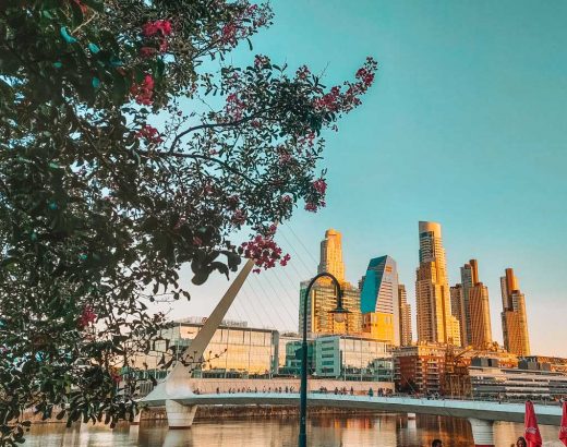 Puente de La Mujer em Buenos Aires