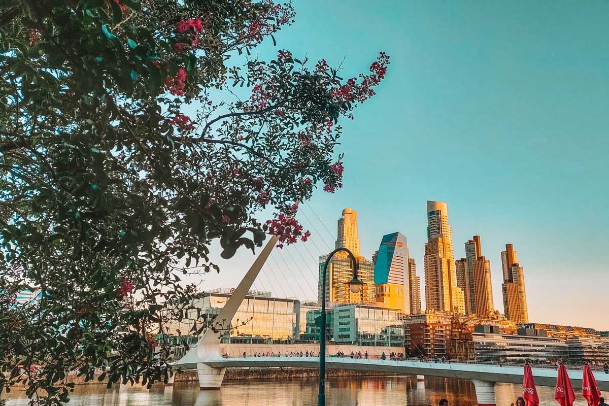 Puente de La Mujer em Buenos Aires