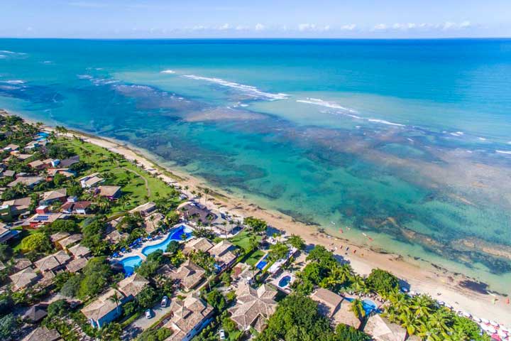 Praia do Mucugê em Arraial d'Ajuda - Porto Seguro 