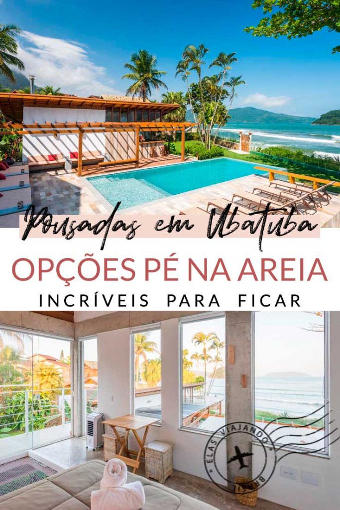 pousadas pé na areia em Ubatuba - São Paulo