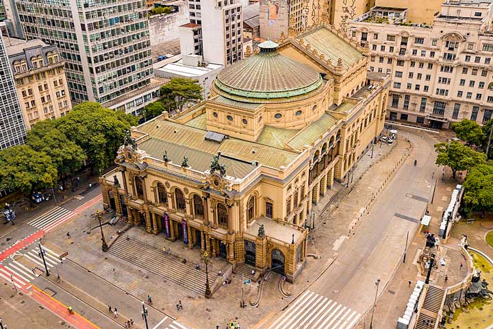 Theatro Municipal  - pontos turísticos de São Paulo SP