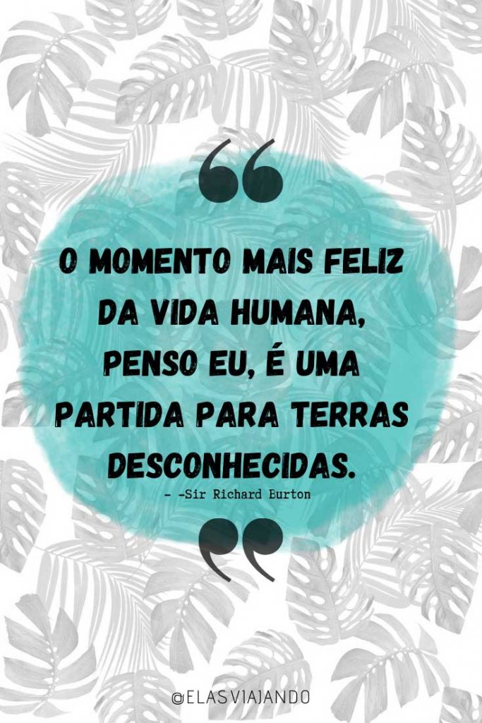 frases de viagem inesquecível