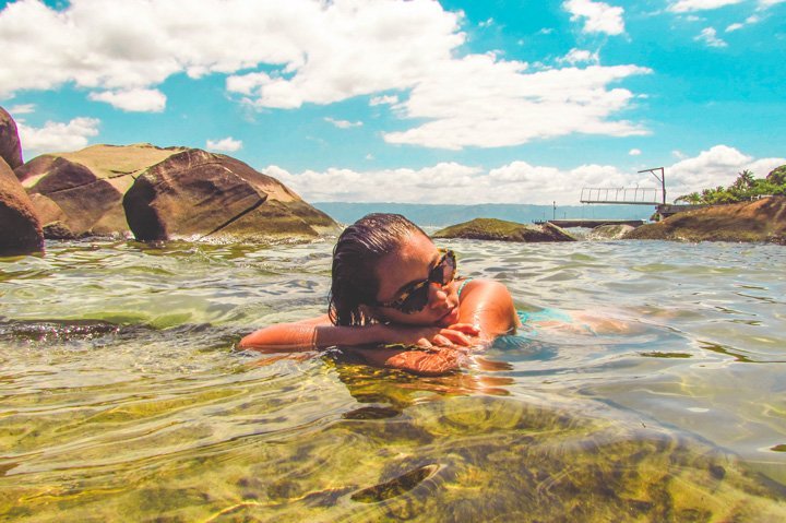 Foto das Piscinas naturais em Ilhabela