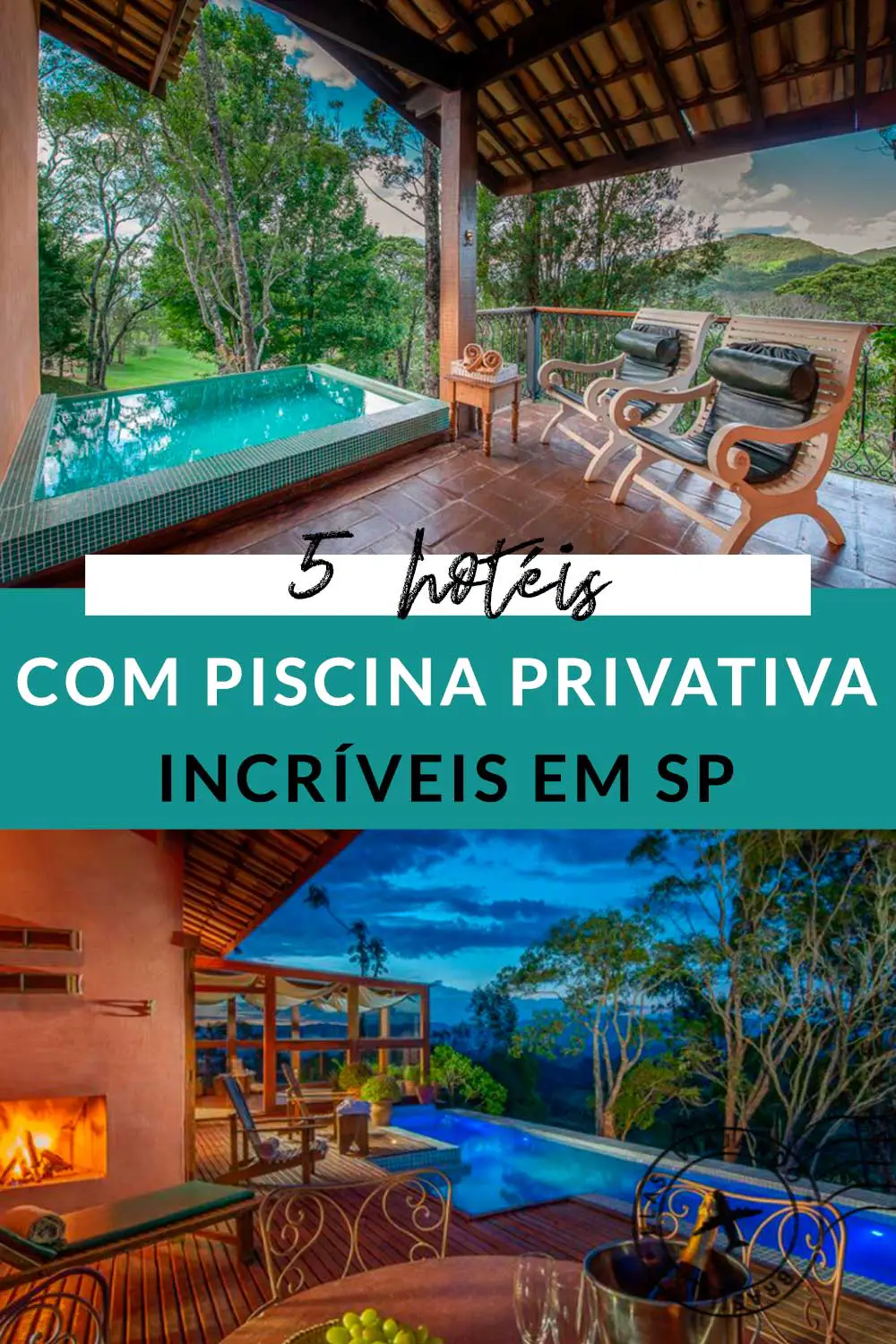 Hotel com piscina privativa em SP