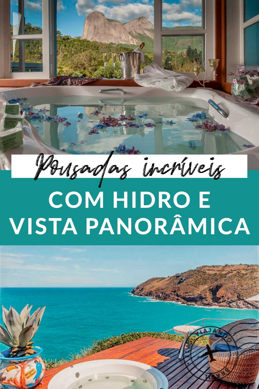 Pousada com hidro e com vista panorâmica