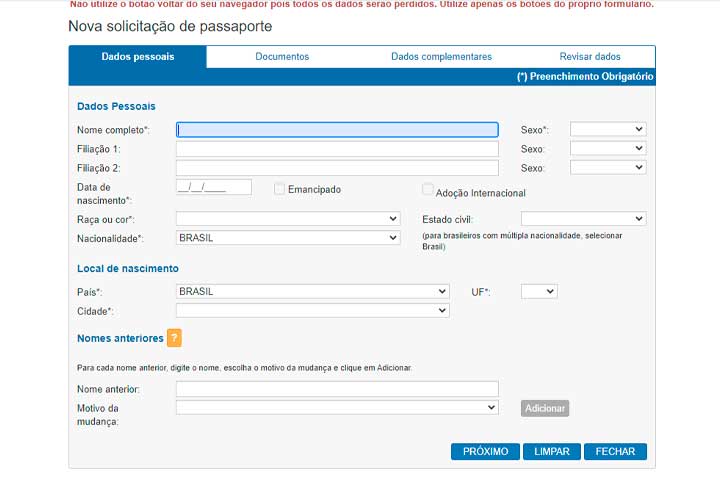 Como tirar o passaporte pela primeira vez