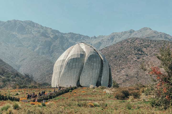 Pontos turistícos de Santiago, Templo de Baha'í