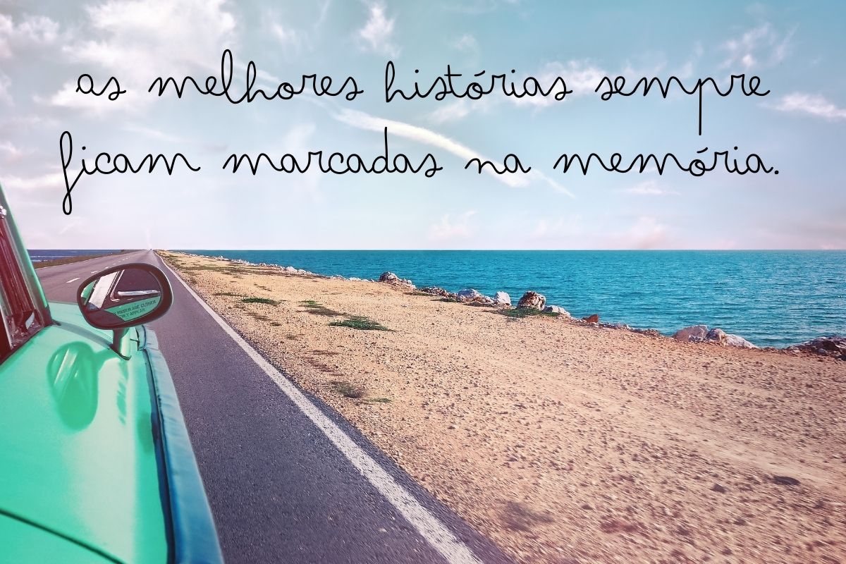 Frases de TBT de viagem