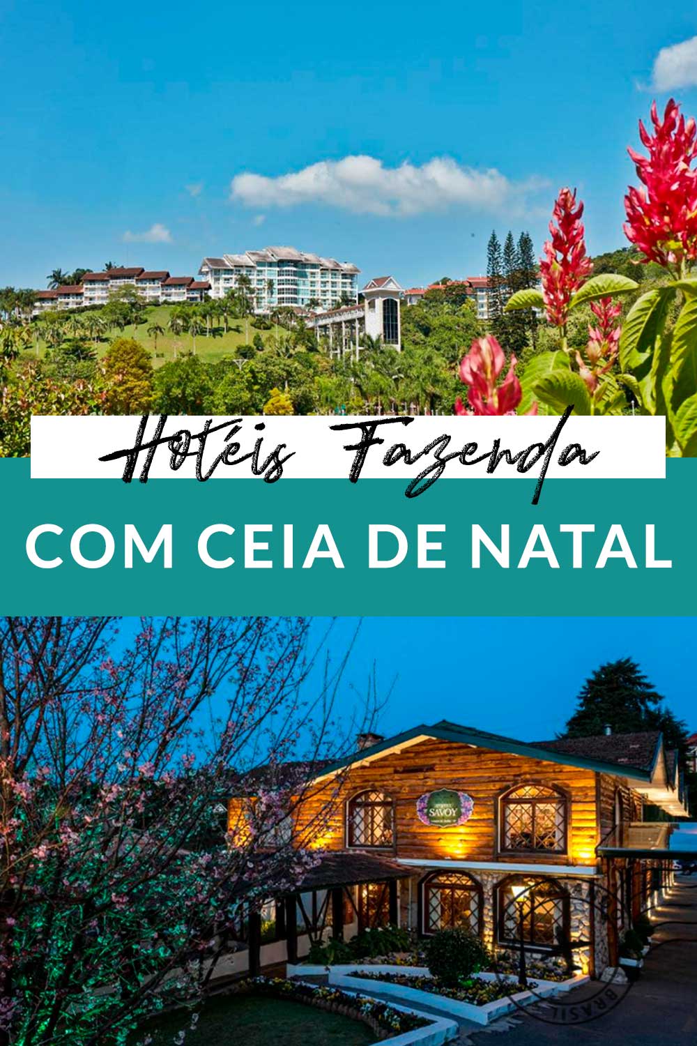 Hotel Fazenda com ceia de Natal