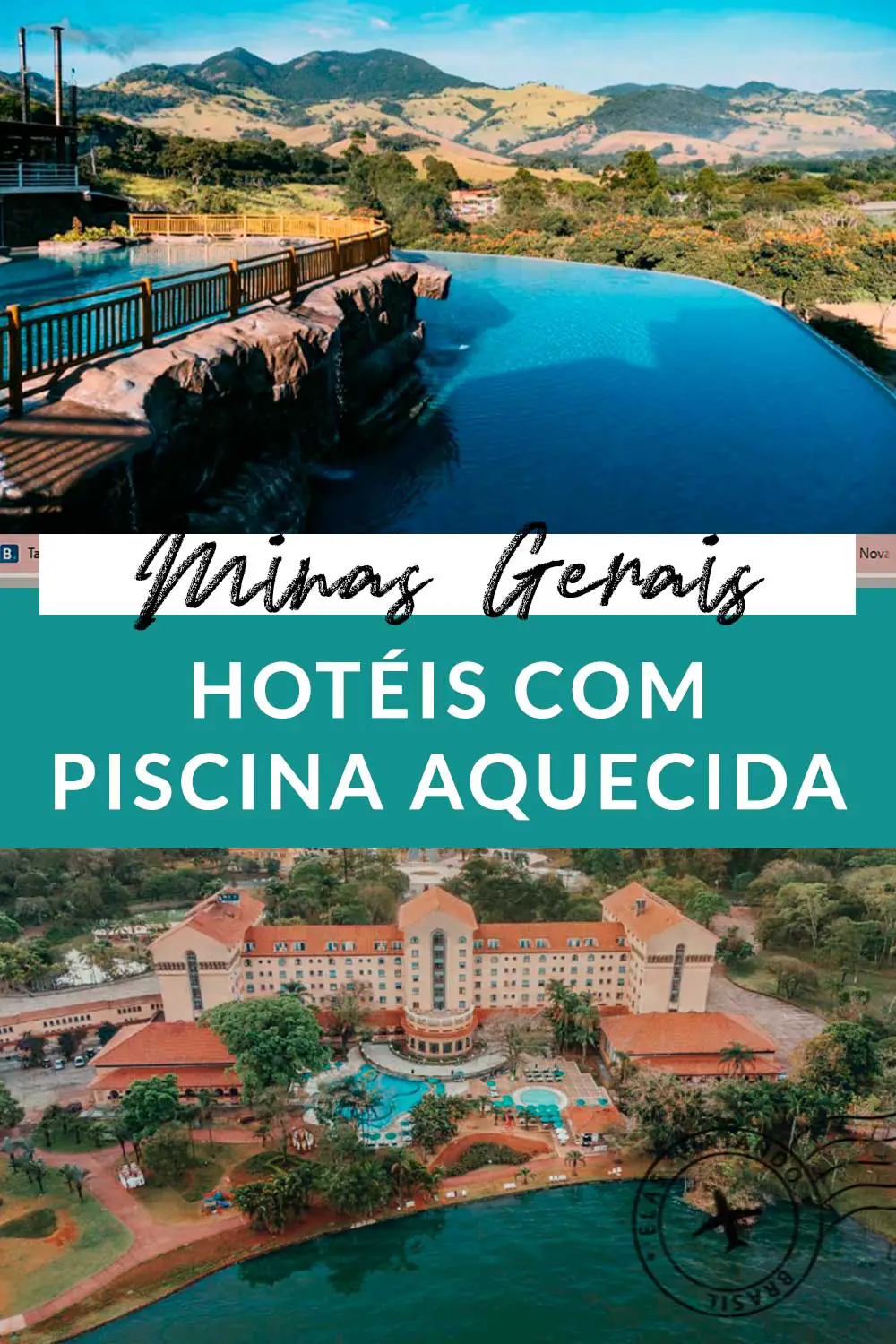 Hotel com piscina aquecida em Minas Gerais - MG