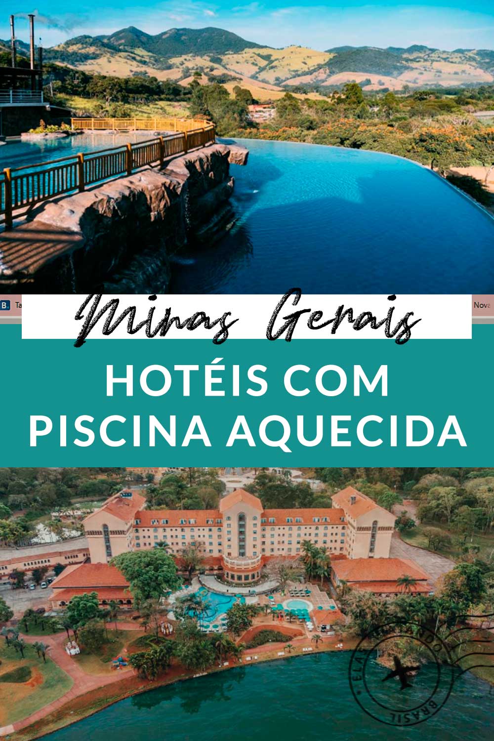 Hotel com piscina aquecida em Minas Gerais - MG