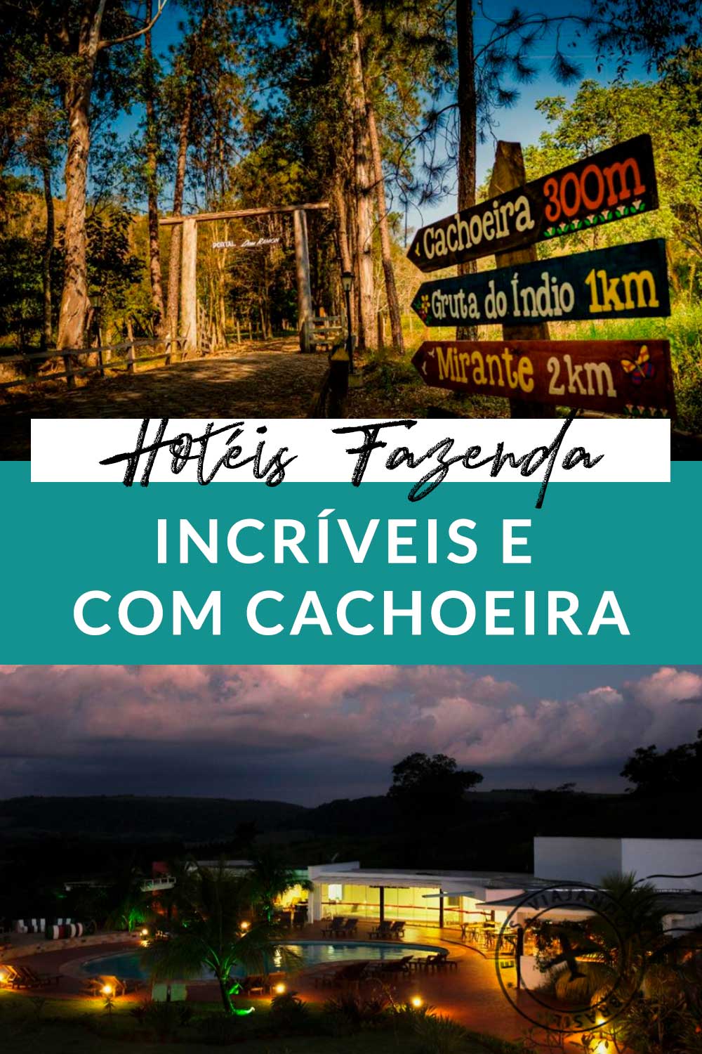 Hotéis fazenda com cachoeira