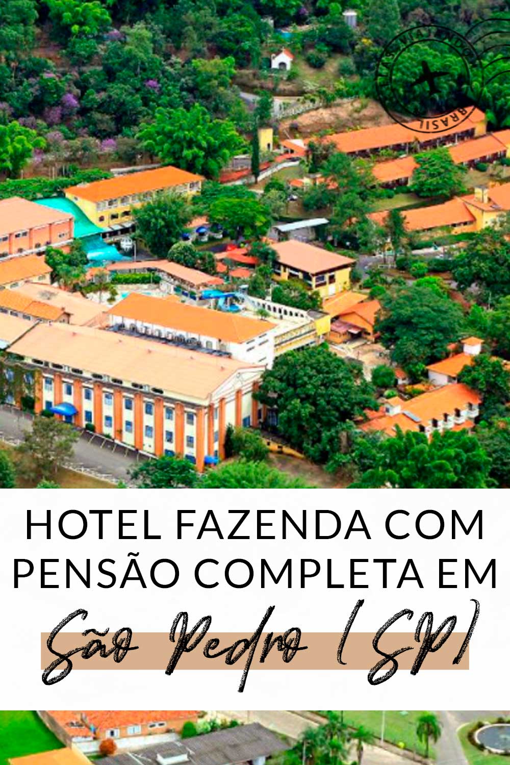 Hotel fazenda em São Pedro com pensão completa