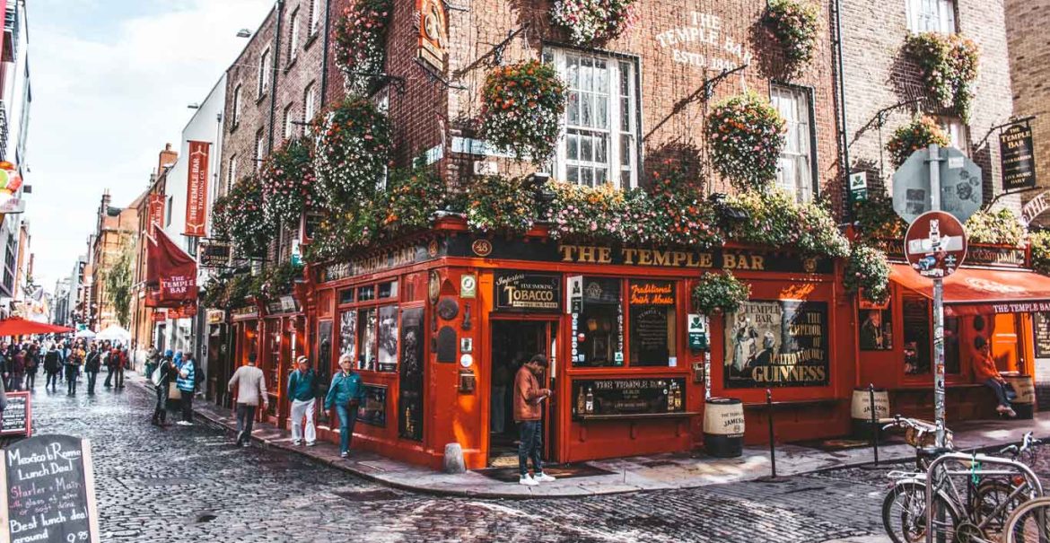 Dublin na Irlanda, um bom lugar para viajar com amigos