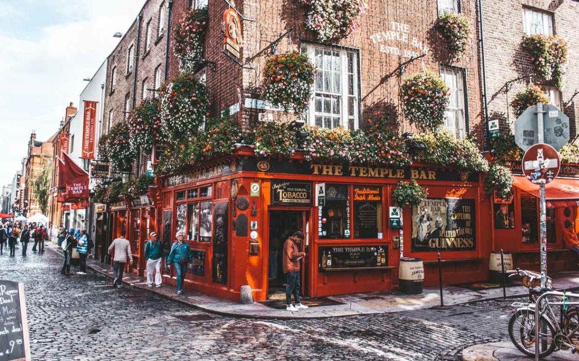 Dublin na Irlanda, um bom lugar para viajar com amigos