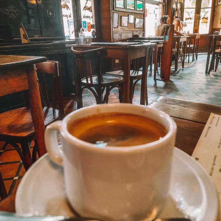 Café La Poesia em Buenos Aires