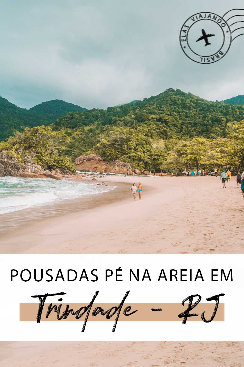 Pousada pé na areia em Trindade - RJ