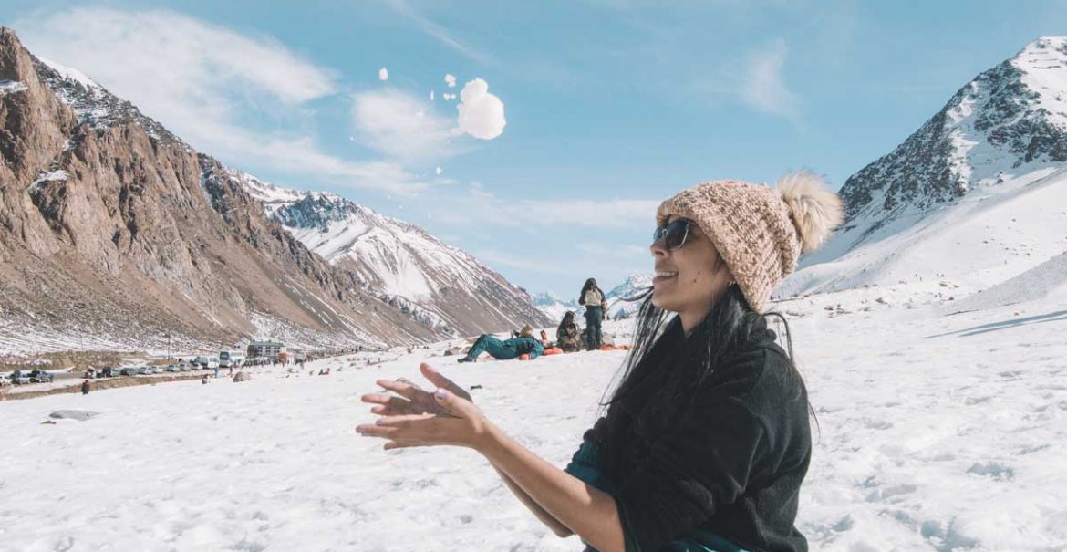 Passeio da Alta Montanha no inverno