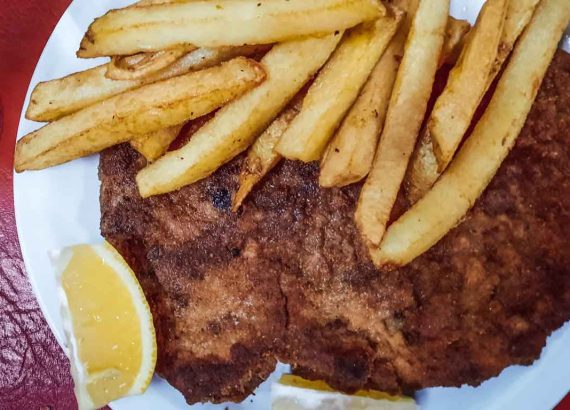 Prato típico de Buenos Aires, milanesa