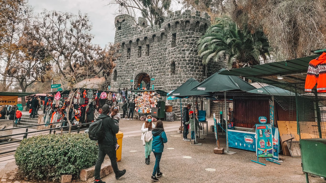  Cerro San Cristóbal em Santiago