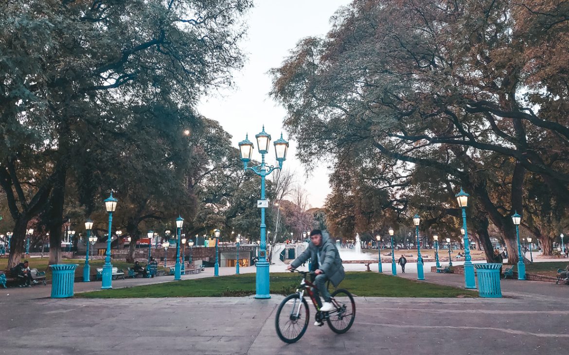 Plaza Idependencia em Mendoza. Argentina