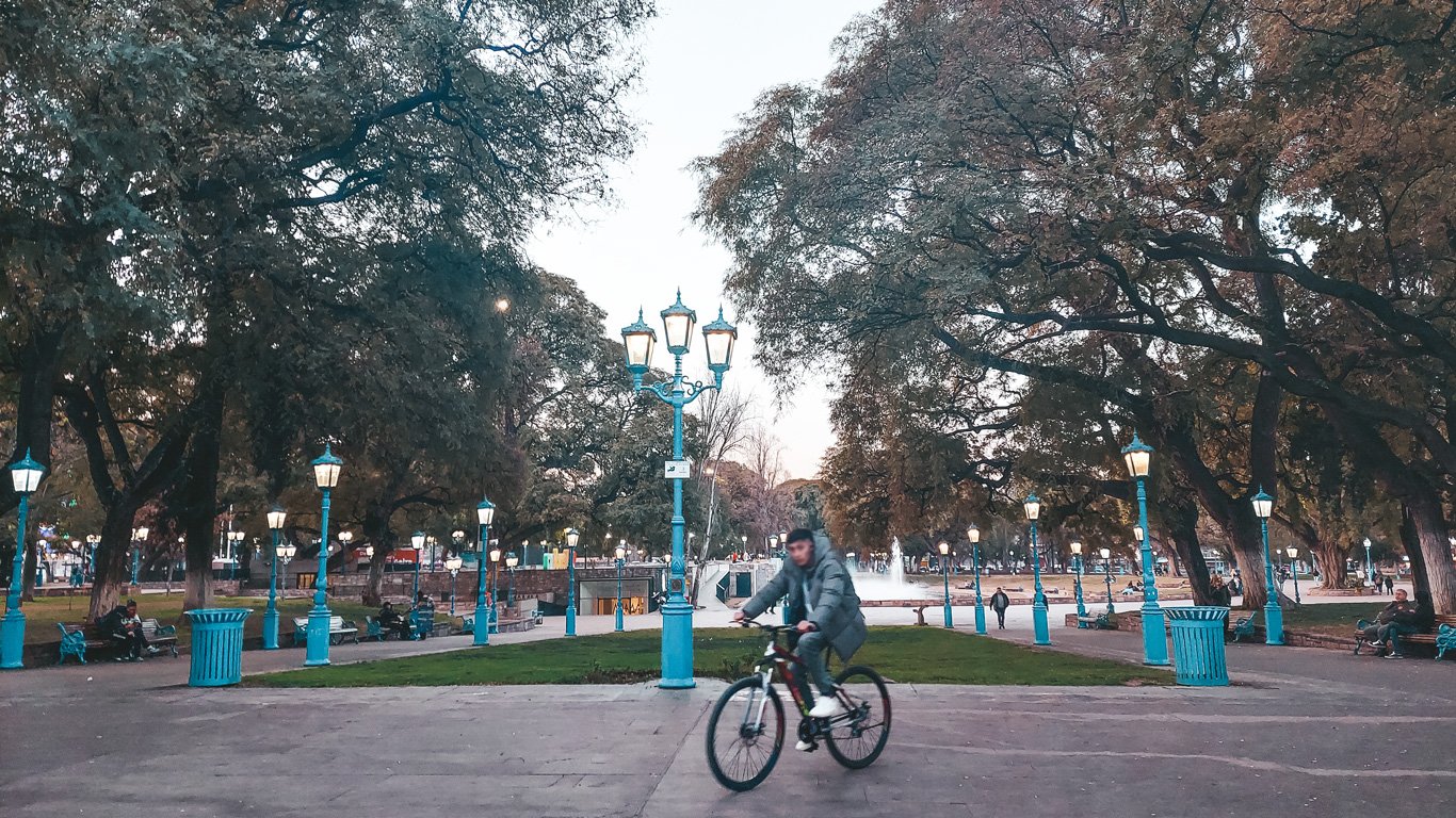 Plaza Idependencia em Mendoza. Argentina