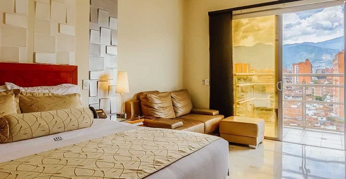 Quarto do Hotel Dorado La 70 em Laureles, Medllín