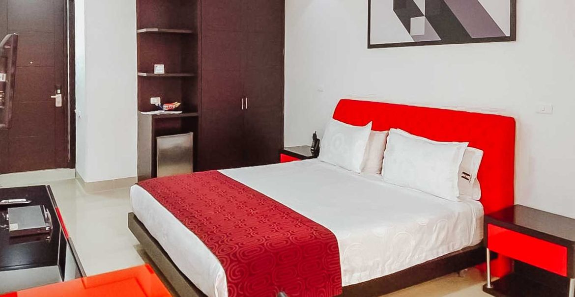 Quarto do Hotel Merlott 70 em Laureles, Medellín