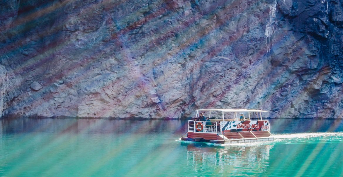 Passeio de barco em Mendoza, feito durante o mês de março