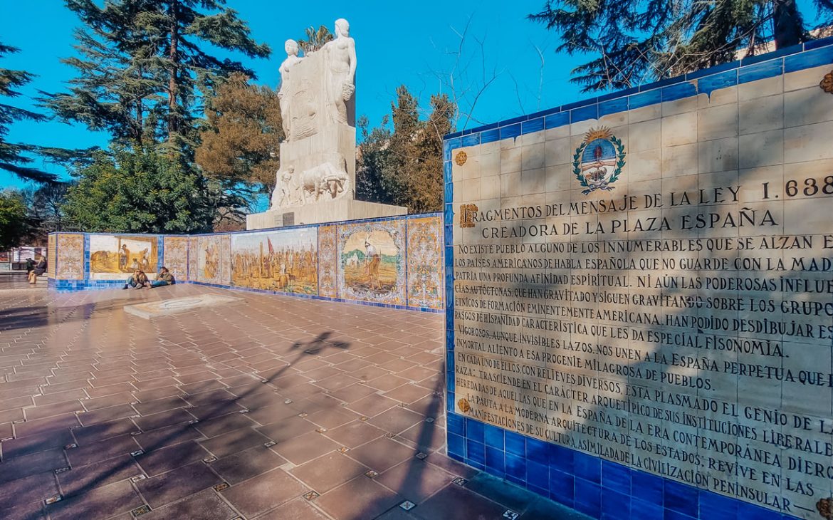 Plaza España, Mendoza