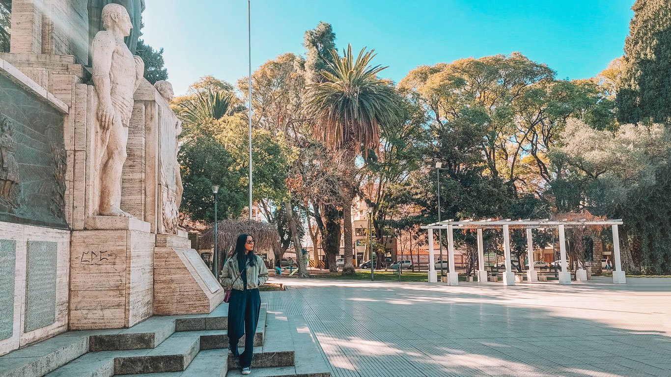 Plaza Italia em Mendoza