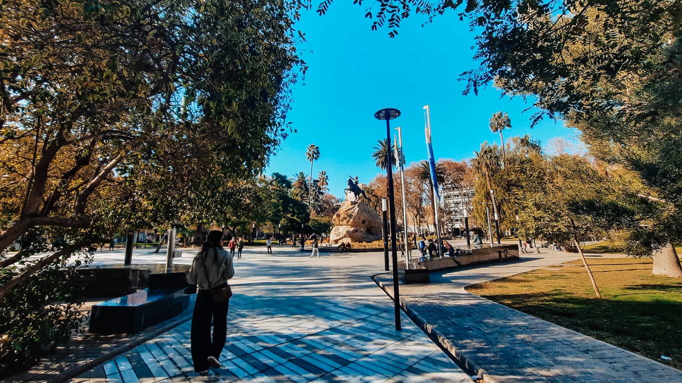 Plaza San Martín, em Mendoza