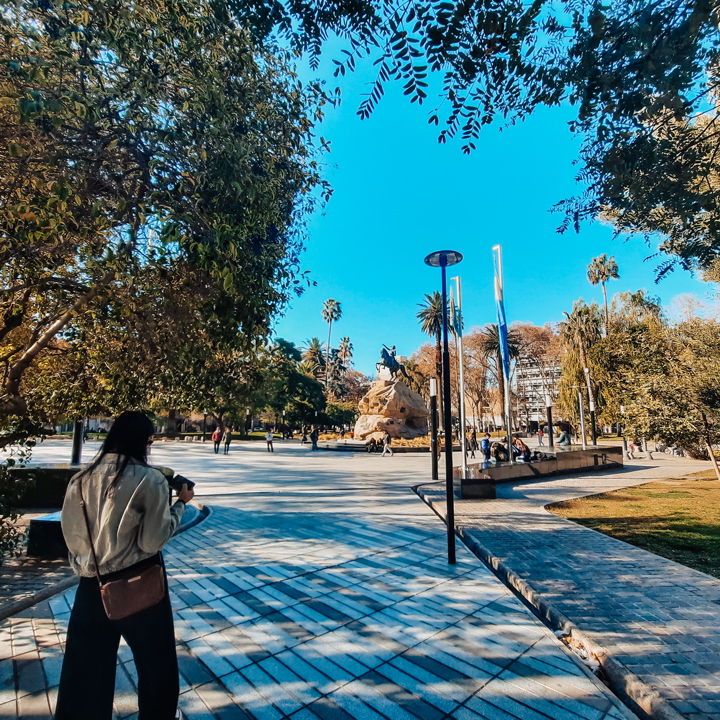 Plaza San Martín, em Mendoza