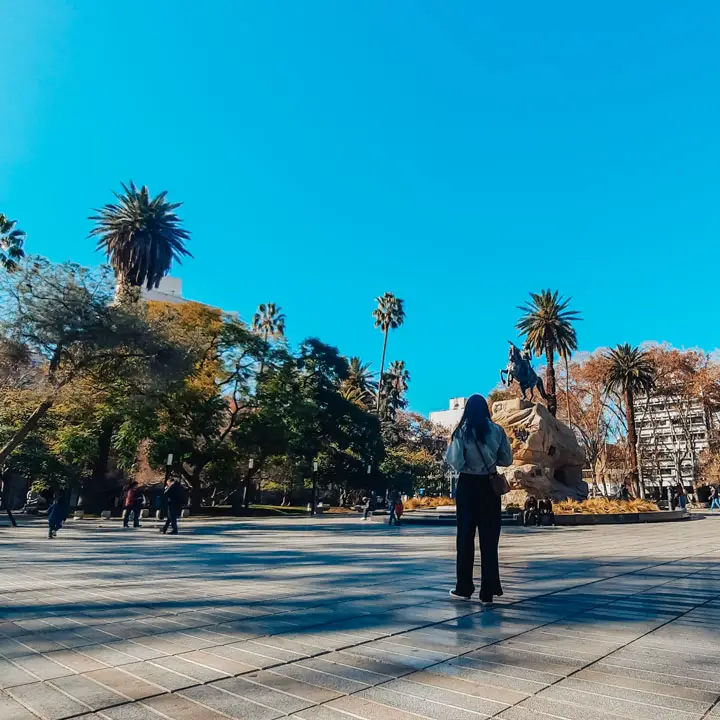 Plaza San Martín, em Mendoza